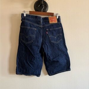 Levi's Dark Blue Jean Shorts for Men